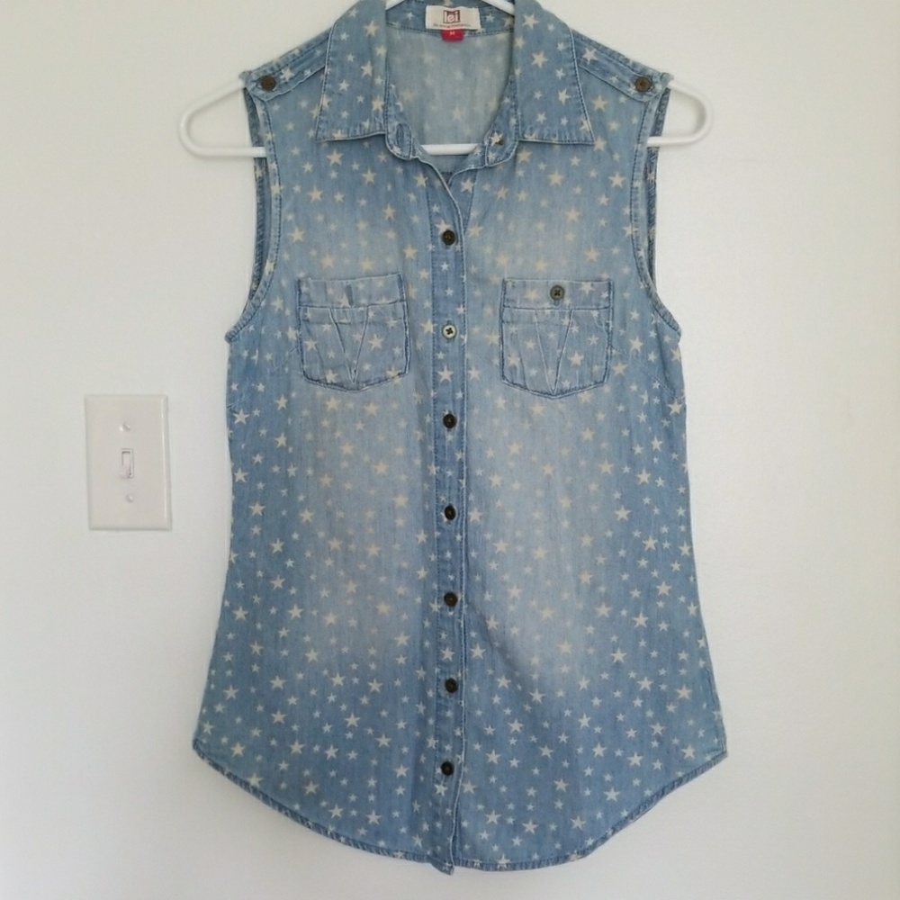 Denim Button down